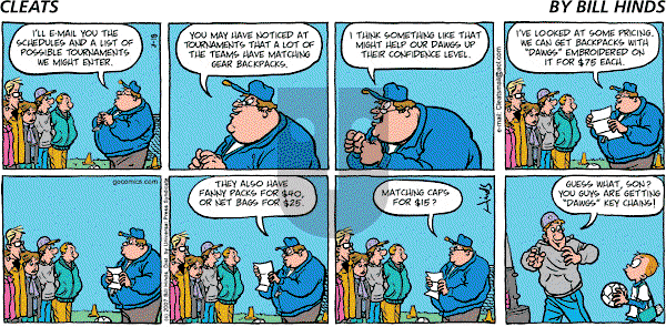 Cleats - Sunday March 18, 2007 Comic Strip