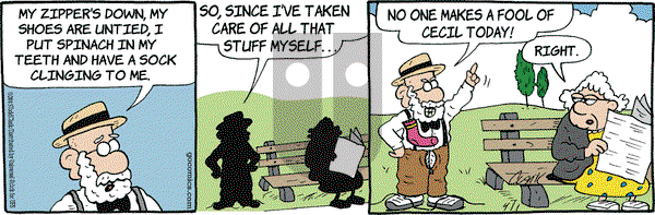 Lola on Wednesday April 1, 2015 Comic Strip