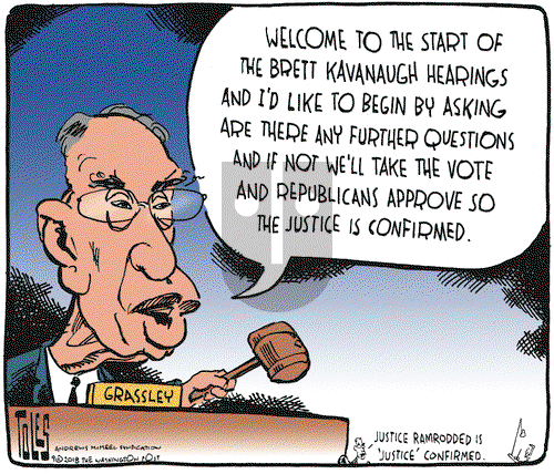 Tom Toles on Thursday September 6, 2018 Comic Strip