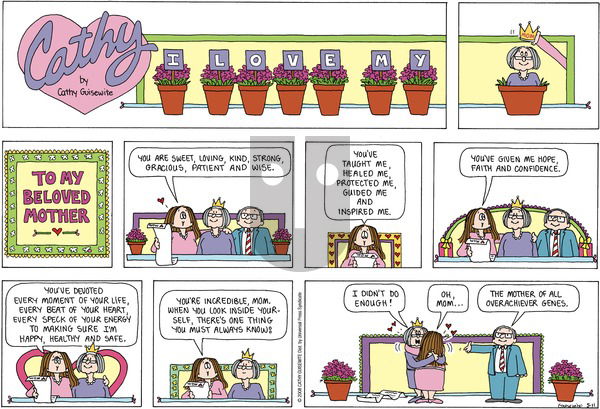 Cathy Classics on Sunday May 11, 2008 Comic Strip