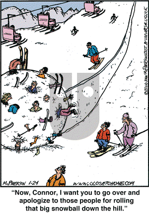 Close to Home on Friday January 24, 2014 Comic Strip