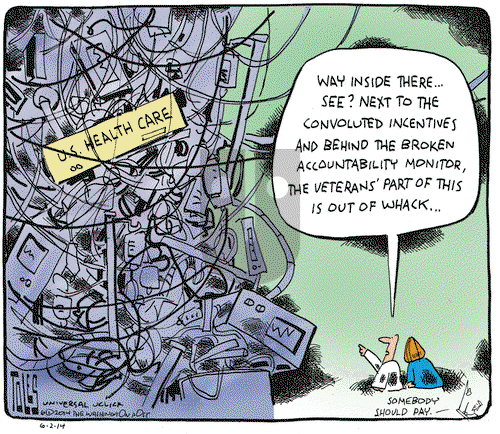 Tom Toles on Monday June 2, 2014 Comic Strip
