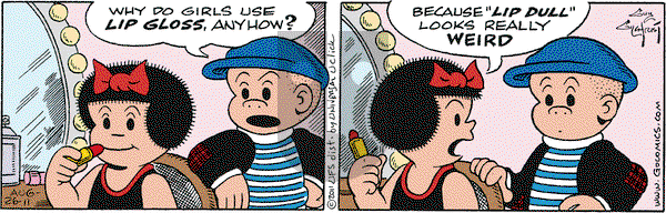 Nancy on Friday August 26, 2016 Comic Strip