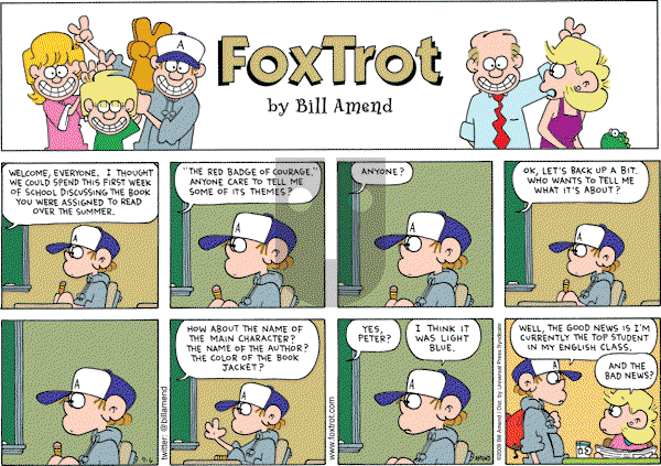 FoxTrot on Sunday September 6, 2009 Comic Strip