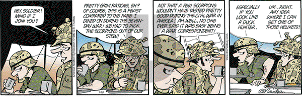 Doonesbury on Tuesday July 10, 2018 Comic Strip