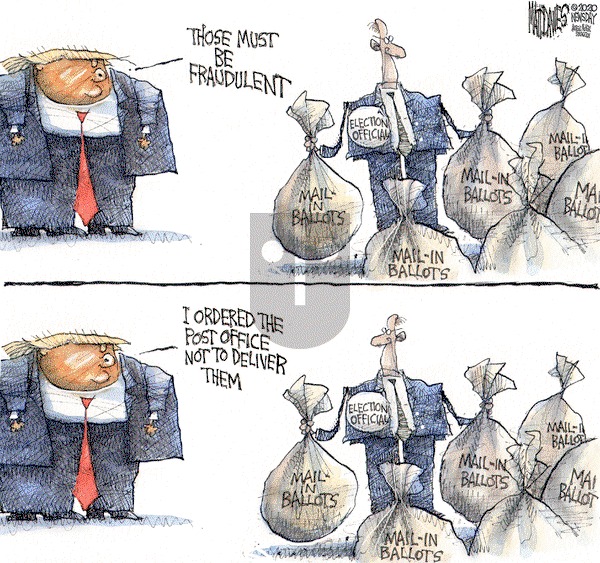 Matt Davies on Thursday November 5, 2020 Comic Strip
