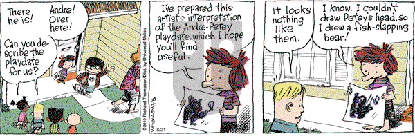 Cul de Sac on Friday August 21, 2015 Comic Strip