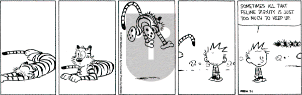 Calvin and Hobbes - Monday March 6, 1995 Comic Strip