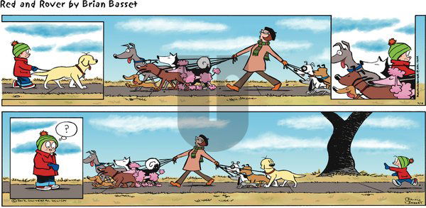 Red and Rover on Sunday February 5, 2012 Comic Strip