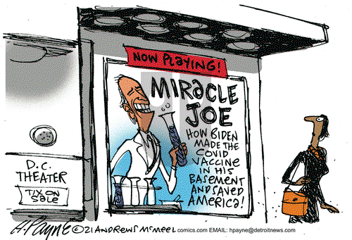 Henry Payne on Friday March 5, 2021 Comic Strip