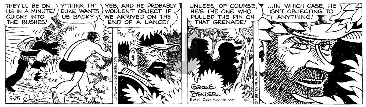 Alley Oop - Thursday September 25, 1997 Comic Strip