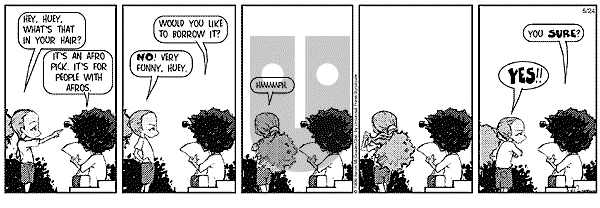 The Boondocks on Monday December 25, 2006 Comic Strip