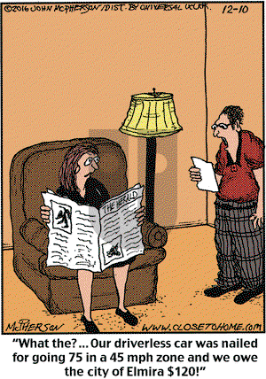 Close to Home on Saturday December 10, 2016 Comic Strip