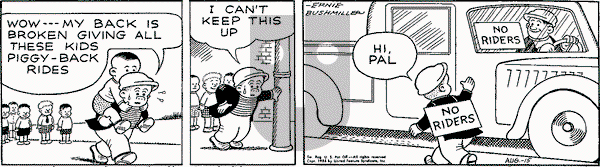 Nancy Classics on Friday August 14, 2015 Comic Strip