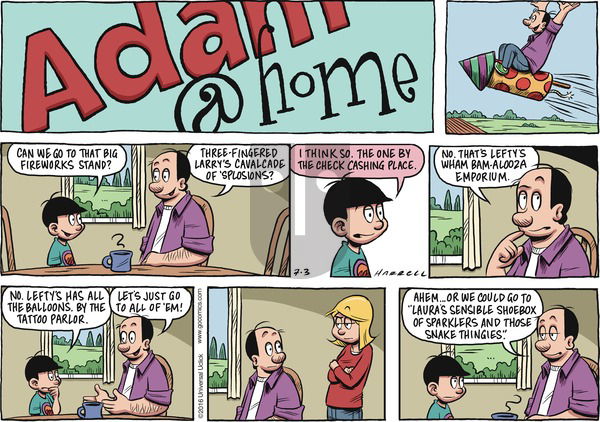 Adam@Home on Sunday July 3, 2016 Comic Strip