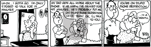 Luann on Wednesday June 20, 1990 Comic Strip