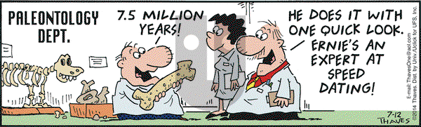 Frank and Ernest on Saturday July 12, 2014 Comic Strip