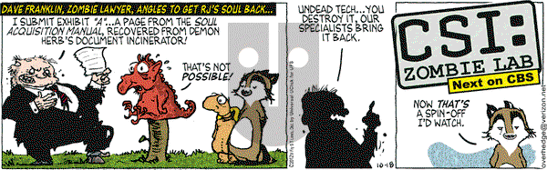 Over the Hedge on Thursday October 18, 2012 Comic Strip
