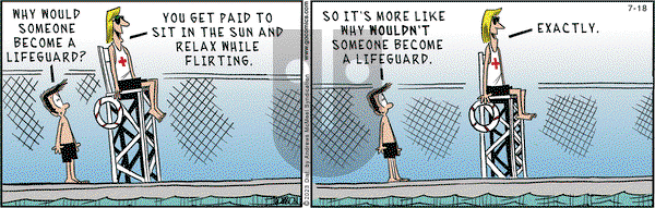 Grand Avenue on Tuesday July 18, 2023 Comic Strip