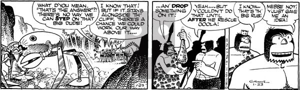 Alley Oop on Wednesday January 23, 1980 Comic Strip