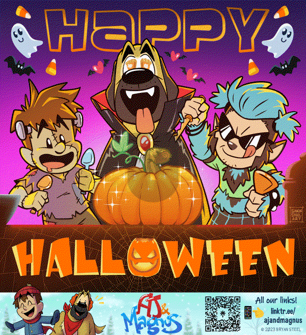 AJ and Magnus on Tuesday October 31, 2023 Comic Strip