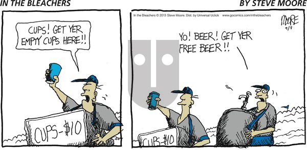 In the Bleachers on Sunday September 8, 2013 Comic Strip