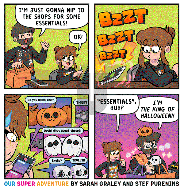 Our Super Adventure on Monday October 13, 2025 Comic Strip
