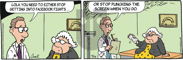 Lola on Monday April 14, 2014 Comic Strip