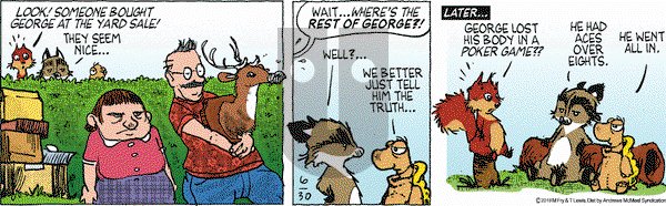 Over the Hedge on Saturday June 30, 2018 Comic Strip