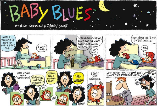 Baby Blues on Sunday December 7, 1997 Comic Strip