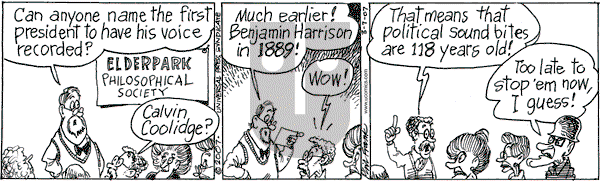 The Elderberries - Wednesday March 7, 2007 Comic Strip