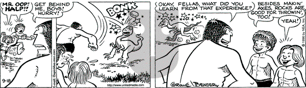 Alley Oop on Wednesday September 18, 1996 Comic Strip
