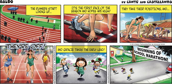 Baldo on Sunday August 24, 2014 Comic Strip