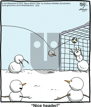 In the Bleachers on Saturday March 25, 2017 Comic Strip