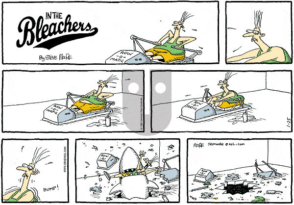 In the Bleachers on Friday February 20, 1998 Comic Strip