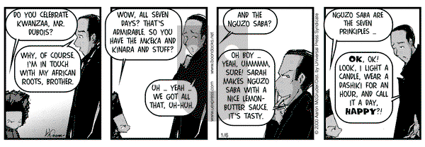 The Boondocks on Thursday January 6, 2000 Comic Strip