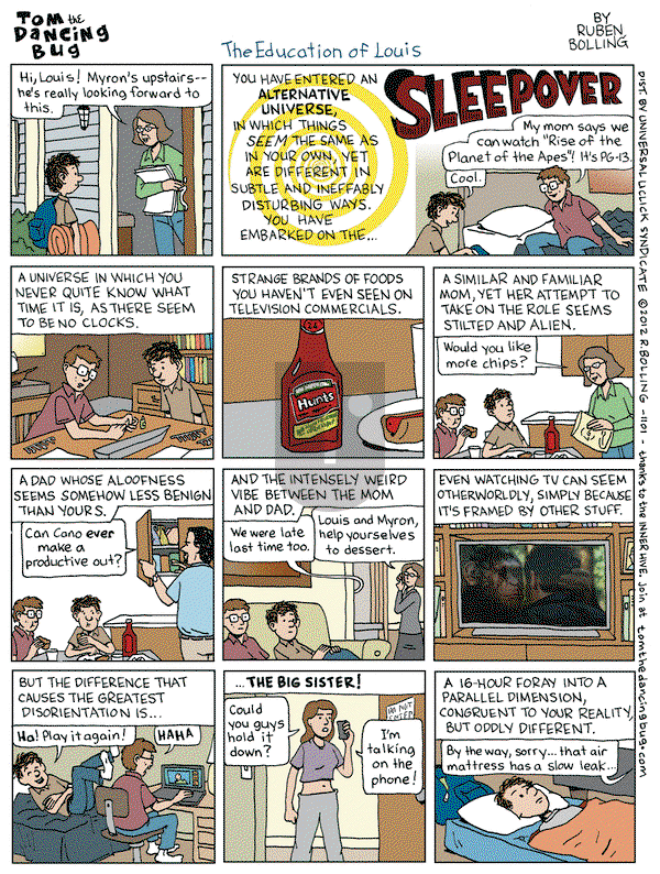 Tom the Dancing Bug on Friday August 17, 2012 Comic Strip