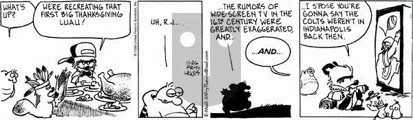 Over the Hedge on Thursday November 11, 1999 Comic Strip