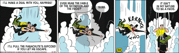 Rip Haywire on Thursday November 16, 2017 Comic Strip