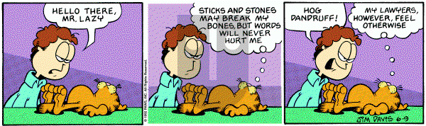Garfield on Tuesday June 9, 1992 Comic Strip