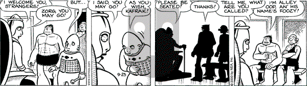 Alley Oop on Monday September 25, 2000 Comic Strip