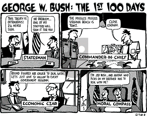 Ted Rall on Friday February 16, 2001 Comic Strip