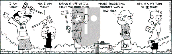 FoxTrot on Thursday July 24, 2003 Comic Strip