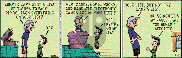 Grand Avenue on Tuesday July 10, 2018 Comic Strip
