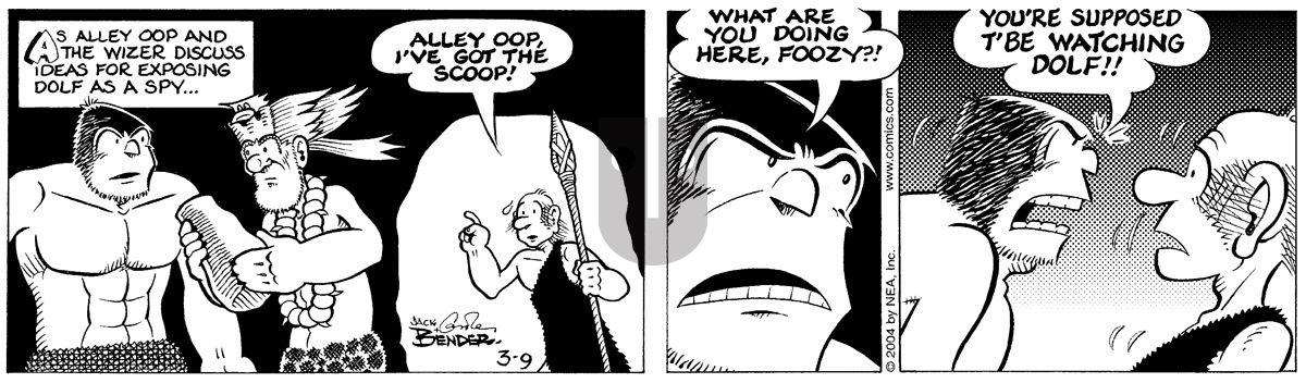 Alley Oop - Tuesday March 9, 2004 Comic Strip