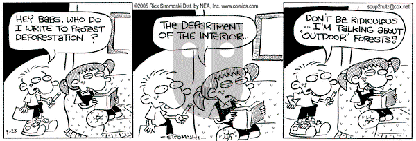 Soup to Nutz - Old on Friday September 23, 2005 Comic Strip