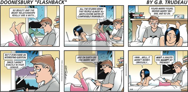 Doonesbury on Sunday February 22, 2015 Comic Strip