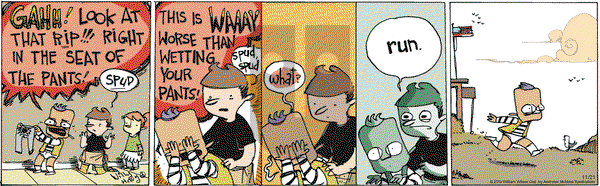 Wallace the Brave on Thursday November 21, 2019 Comic Strip
