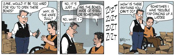 Luann on Monday July 7, 2003 Comic Strip