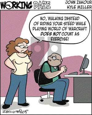 Working Daze on Monday April 14, 2008 Comic Strip